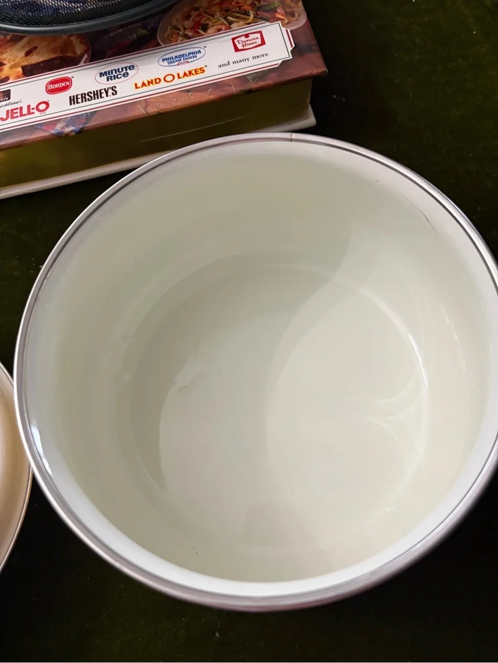 Cream Mushroom-Print Saucepan with Lid and Long Handle - Picture 6 of 8